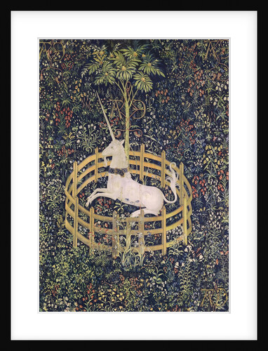 The Unicorn in Captivity tapestry by Anonymous