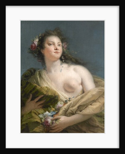 Portrait of a Lady as Flora by Giovanni Battista Tiepolo