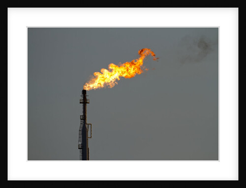 Oil Refinery Gas Flare, Aruba by Anonymous