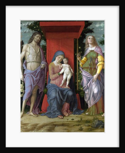 The Virgin and Child with Saints by Andrea Mantegna