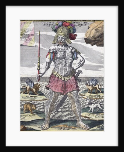 Colossus holding scepter by Anonymous