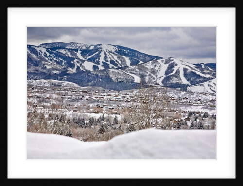 Steamboat Springs Ski Area and town by Anonymous