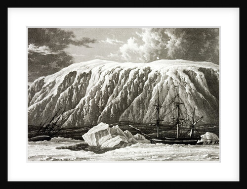 The Heda and Griper, two British naval vessels in the Canadian arctic by Anonymous