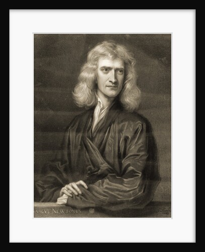 Portrait of Sir Isaac Newton by Godfrey Kneller