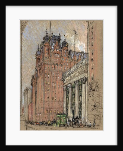 Waldorf Astoria Hotel by Joseph Pennell