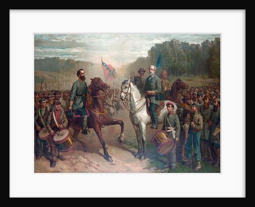 The Last Meeting Between General Robert E. Lee and Stonewall Jackson by Anonymous