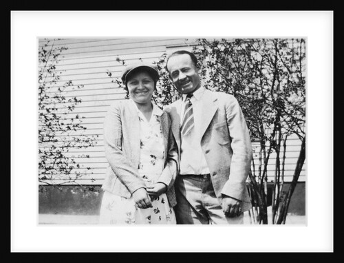 Happy young couple, ca. 1930. by Anonymous