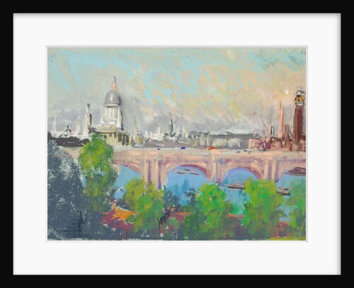 London Over Waterloo Bridge by Joseph Pennell