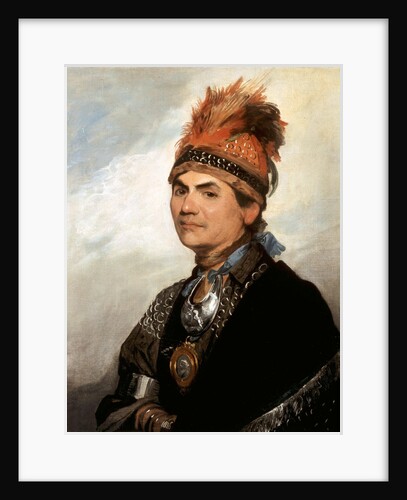 Portrait of Mohawk Chief Joseph Brant by Gilbert Stuart