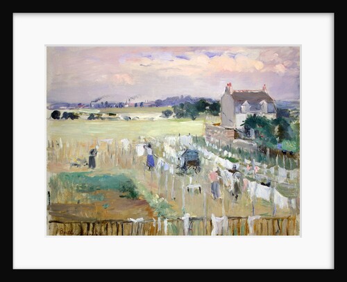 Hanging the Laundry out to Dry by Berthe Morisot