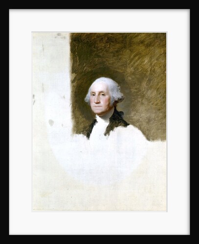 Portrait of George Washington (The Athenaeum Portrait) by Gilbert Stuart