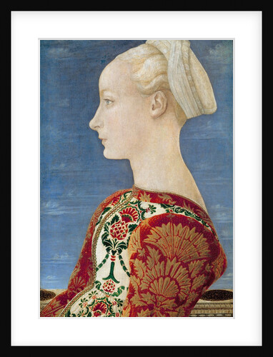 Profile Portrait of a Young Lady by Antonio Pollaiolo