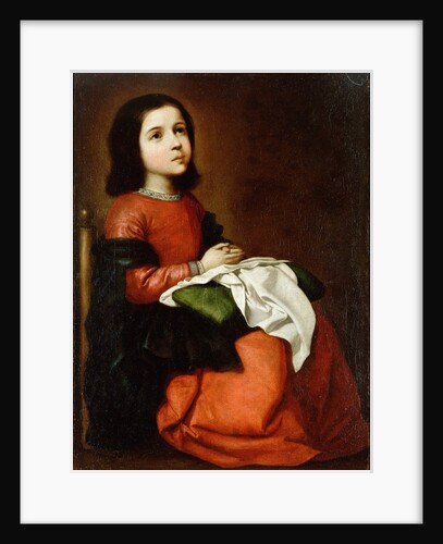 Virgin Mary as a Child by Francisco de Zurbaran