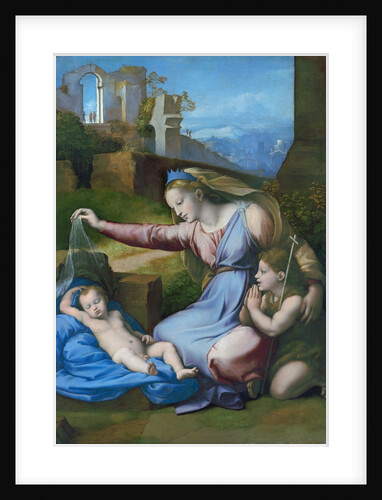 The Madonna of the Blue Diadem by Raphael