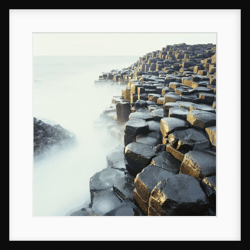 Fog at basalt columns of Giants Causeway by Anonymous