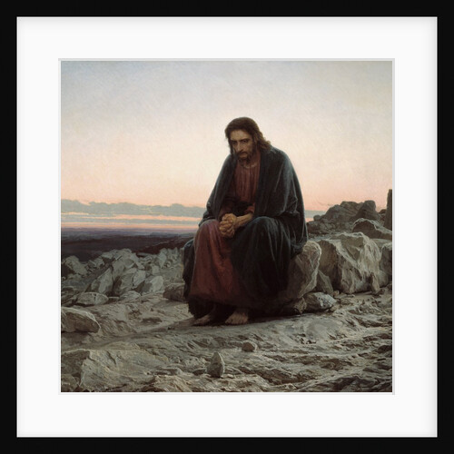 Christ in the Wilderness by Ivan Nikolaevich Kramskoi