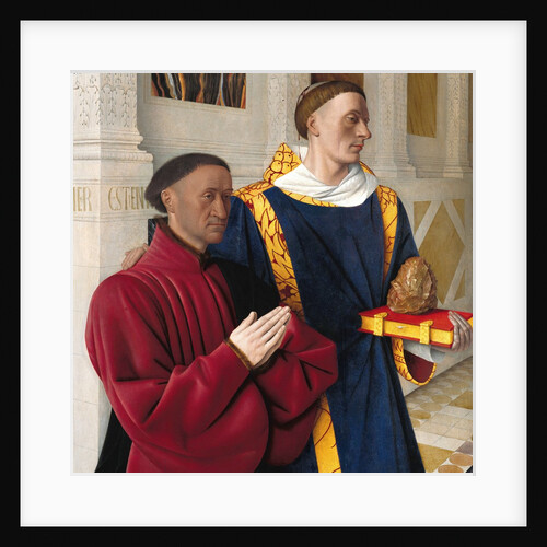 Etienne Chevalier with St. Stephen by Jean Fouquet