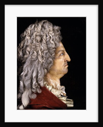 Wax Portrait of Louis XIV by Antoine Benoist