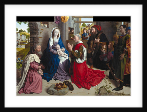 The Adoration of the Kings (The Monforte Altarpiece) by Hugo van der Goes