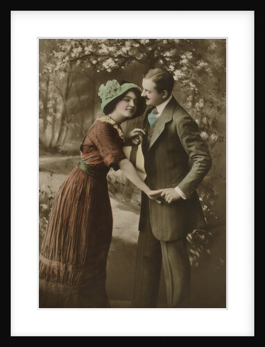 Couple in springtime by Anonymous