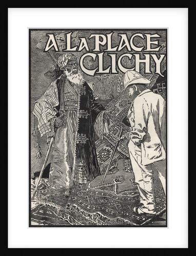 A la Place Clichy poster by Eugene Grasset
