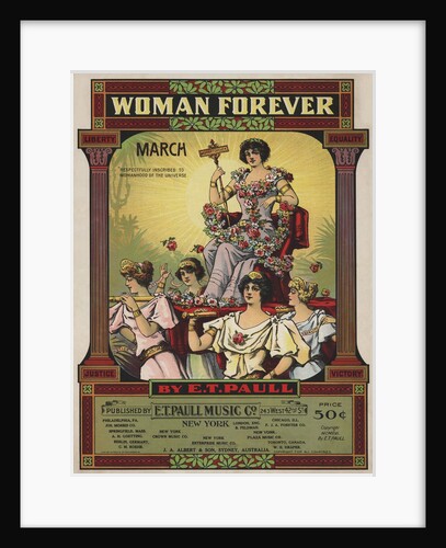 Woman Forever sheet music cover by Anonymous