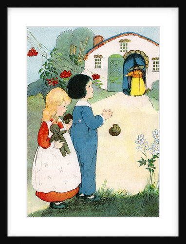 Hansel and Gretel see the witch by Anonymous