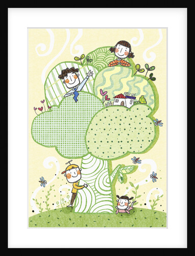 Cordial family spend happy time altogether by Anonymous