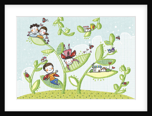 Cordial family spend happy time altogether by Anonymous