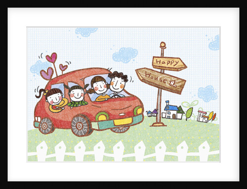 Cordial family spend happy time altogether by Anonymous