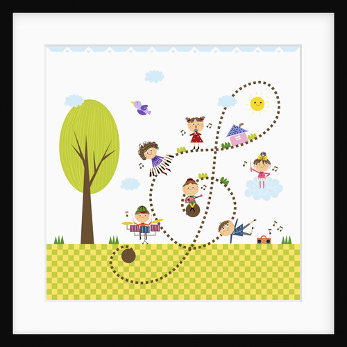 Happy children enjoying their time by Anonymous