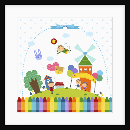 Happy children enjoying their time by Anonymous