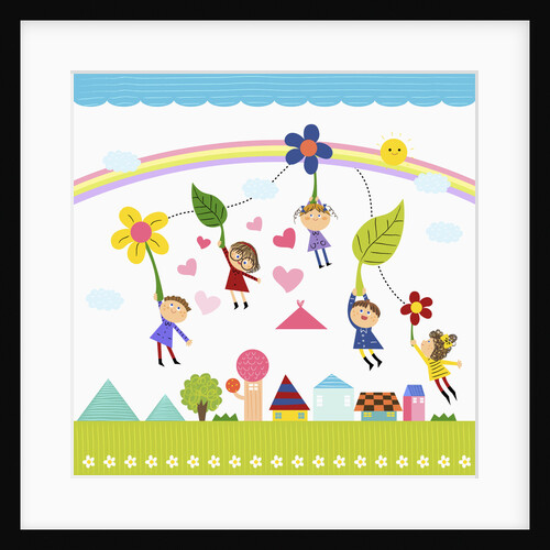 Happy children enjoying their time by Anonymous