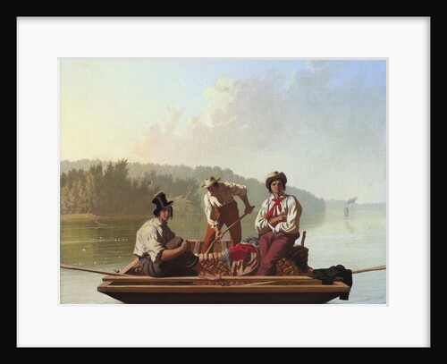 Boatmen on the Missouri by George Caleb Bingham