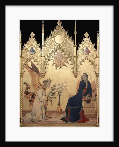 Detail of Annunciation with Two Saints by Simone Martini