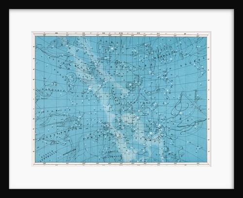 Star map with Capricorn, Sagittarius, Libra and Scorpio by Anonymous