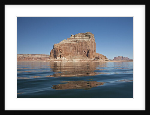 Reflections of red rock canyons of Lake Powell by Anonymous