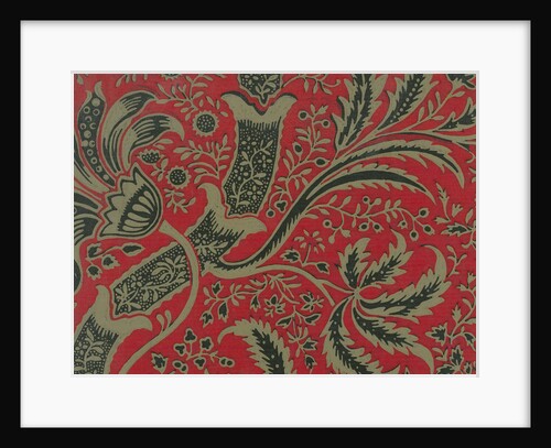 William Morris wallpaper sample with bamboo pattern by Anonymous