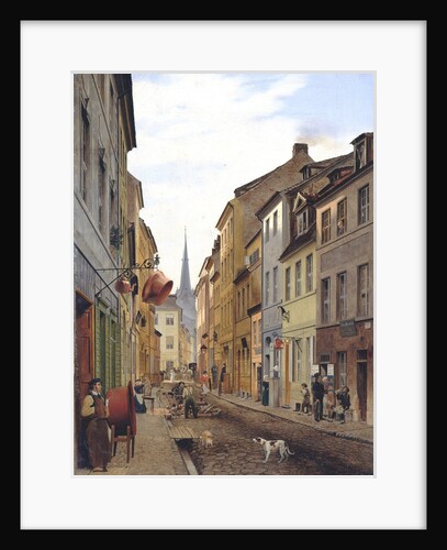Everyday Street Scene by Eduard Gaertner