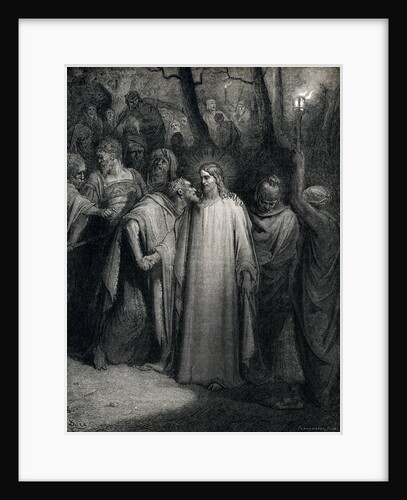 The Judas Kiss (Mark 14:45) by Gustave Dore