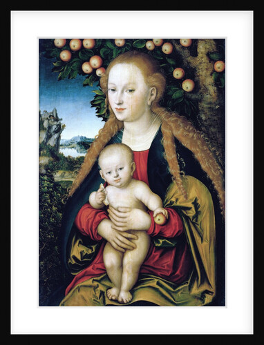 The Virgin and Child Under an Apple Tree by Lucas Cranach the Elder