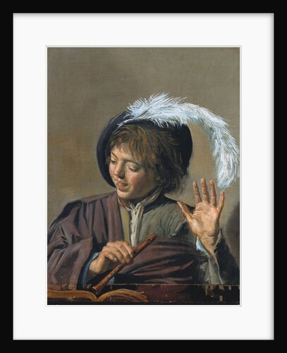Singing Boy with a Flute by Frans Hals