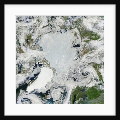 The North Pole and Arctic Ocean, in June of 2011 by Anonymous