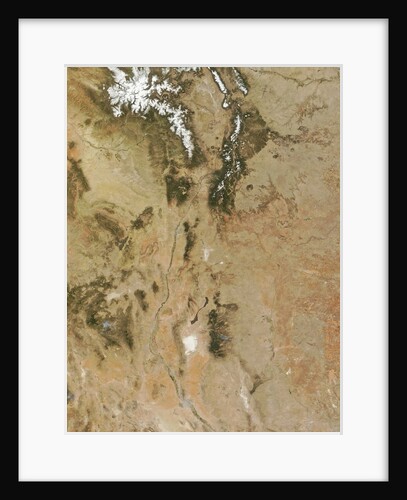 Satellite view of New Mexico, USA by Anonymous