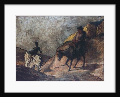 Don Quixote and Sancho Panza by Honore Daumier