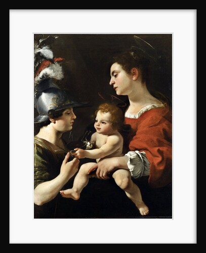 The Virgin and the Child with St. Michael by Rutilio Manetti