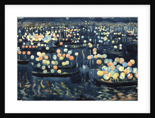 Festa del Redentore (Festival of Light, Venice) by Maurice Prendergast