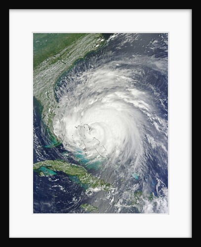 Hurricane Irene over the Bahamas on August 25, 2011 by Anonymous