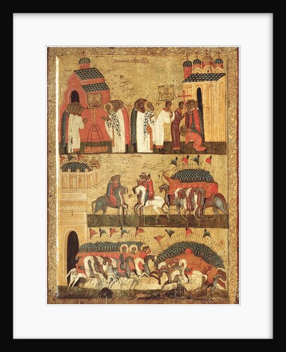 The Miracle of the Icon "The Sign of Our Lady" (Battle Between Warriors of Novgorod and Suzdal) by Anonymous