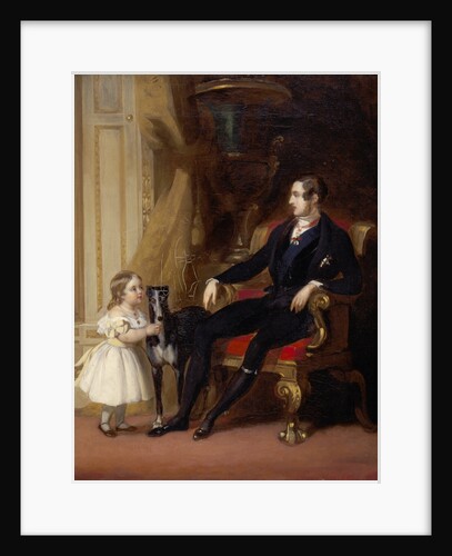 Albert Prince Consort with Princess Victoria and Eos by G. Lucas